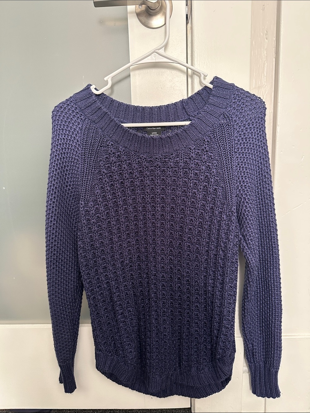 Calvin Klein Jeans Women's Dark Navy Sweater